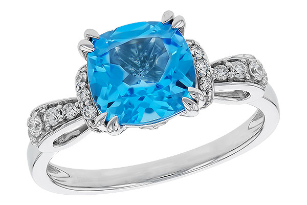 K302-40431: LDS RG 2.48 BLUE TOPAZ 2.70 TGW (8MM BT)
