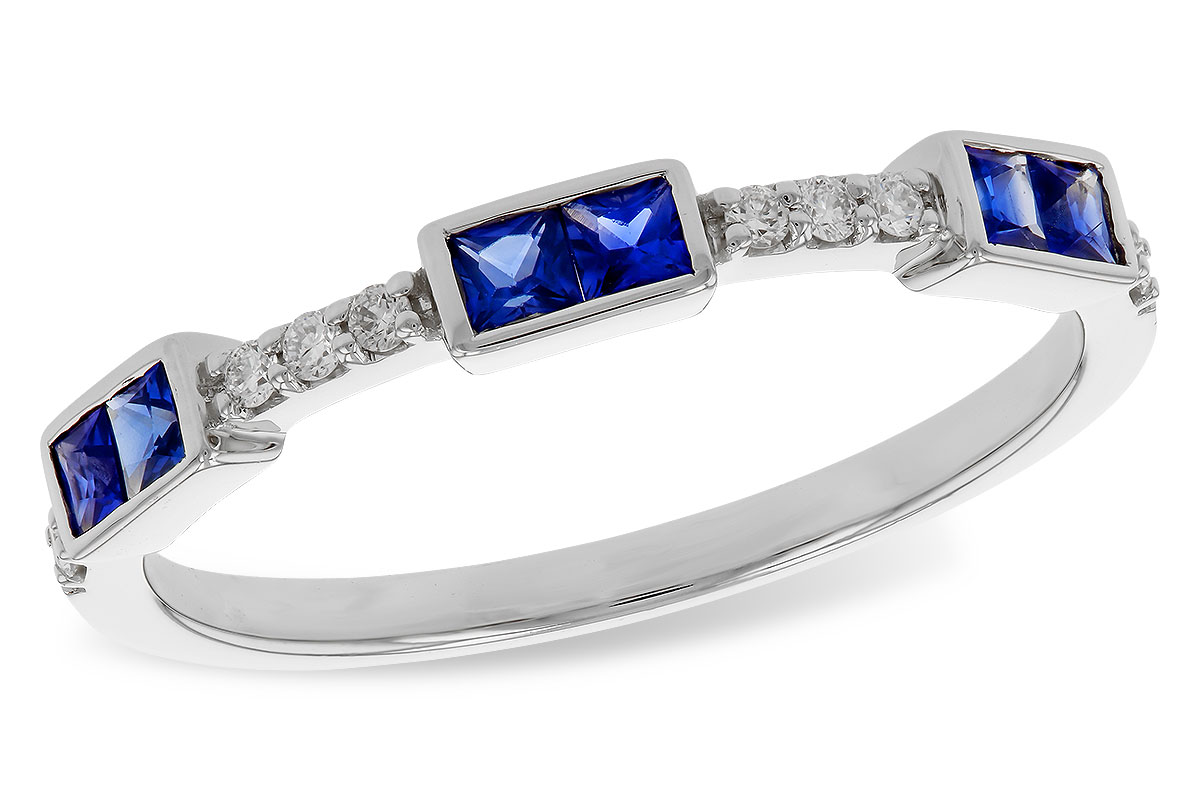 K302-40449: LDS WED RG .36 SAPPHIRE .43 TGW