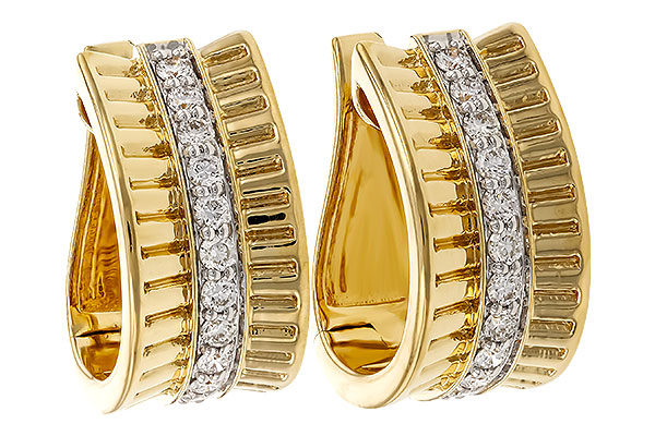 K302-42203: EARRINGS .28 TW