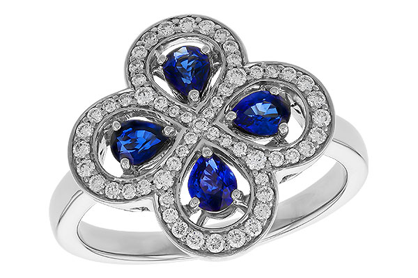 K302-42231: LDS RG .68 TW SAPPHIRE .96 TGW