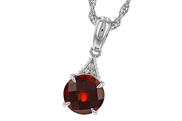 K302-43112: NECK 1.46 GARNET 1.47 TGW (7MM RD)