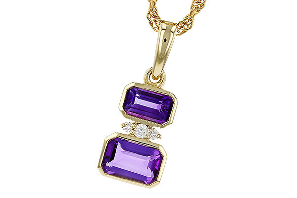 K302-44940: NECK .72 TW AMETHYST .75 TGW