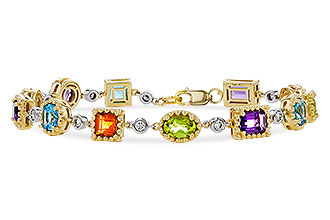 K302-44949: BRACELET 4.63 SEMI-PREC (AMY,BT,CIT,PER) 5.05 TGW