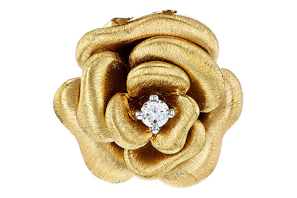 K303-27703: PENDANT .03CT (LARGE FLOWER PENDANT FROM E303-27695)