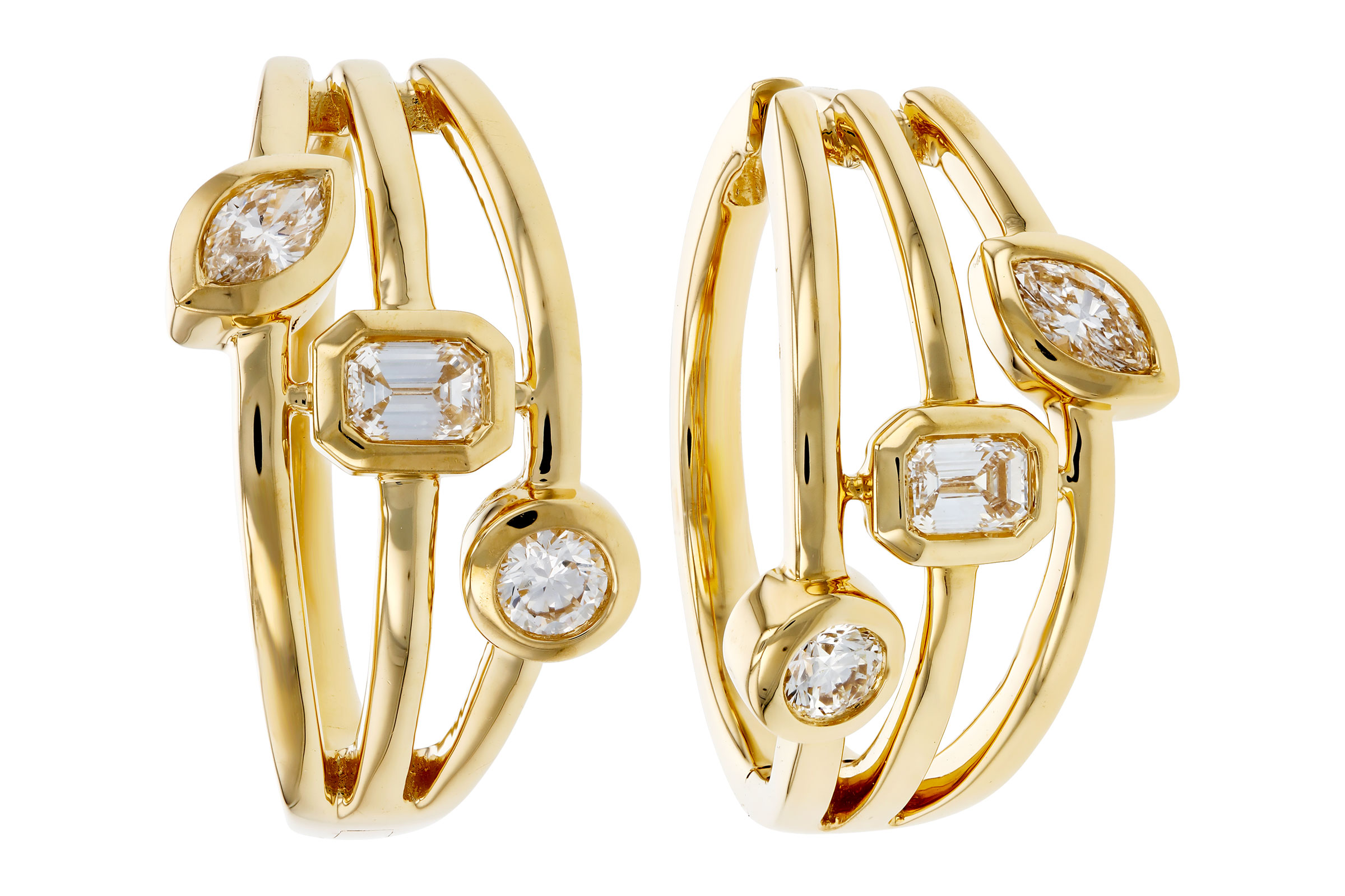 K303-28603: EARRINGS .45 TW (BR/EC/MQ)