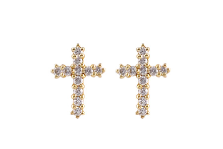 L027-89512: EARRINGS .15 TW