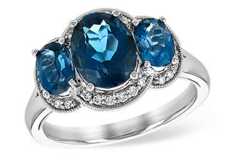 L216-97658: LDS RG 4.20 BLUE TOPAZ 4.33 TGW