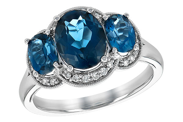 L216-97658: LDS RG 4.20 BLUE TOPAZ 4.33 TGW