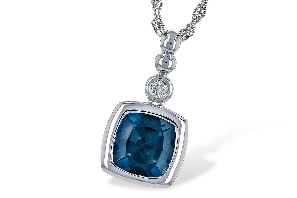 L217-84921: NECK 1.50 LONDON BLUE TOPAZ 1.54 TGW