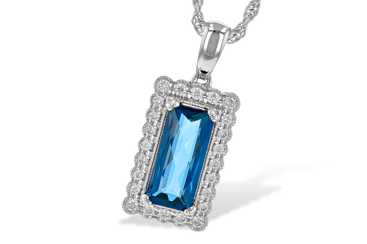 L217-89467: NECK 1.55 LONDON BLUE TOPAZ 1.70 TGW