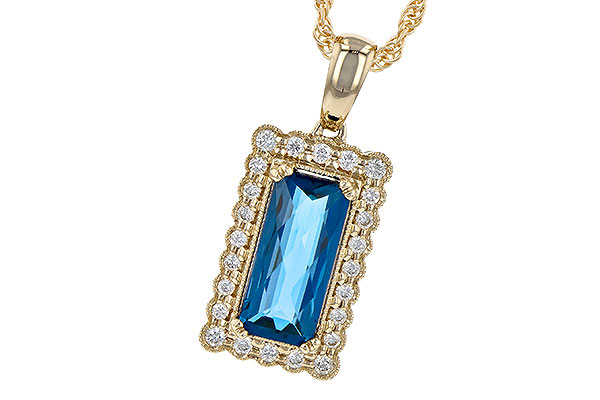 L217-89467: NECK 1.55 LONDON BLUE TOPAZ 1.70 TGW