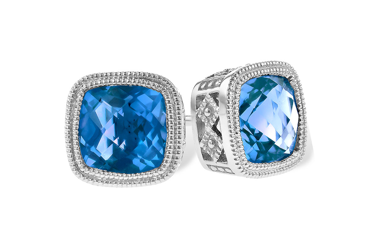 L300-55821: EARR 2.20 TW BLUE TOPAZ