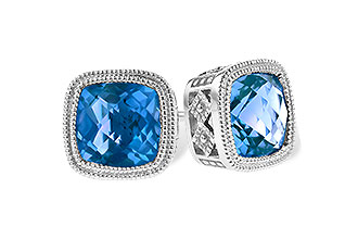 L300-55821: EARR 2.20 TW BLUE TOPAZ