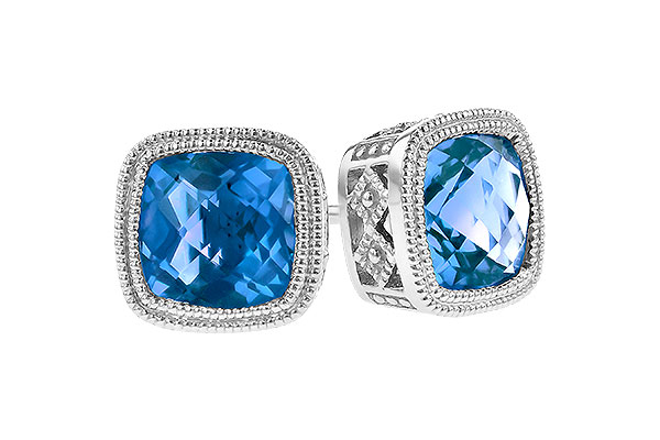 L300-55821: EARR 2.20 TW BLUE TOPAZ