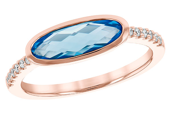 L300-57703: LDS RG 1.30 BLUE TOPAZ 1.40 TGW