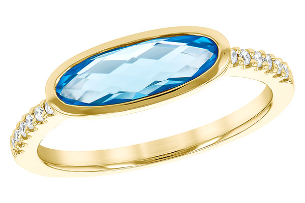 L300-57703: LDS RG 1.30 BLUE TOPAZ 1.40 TGW