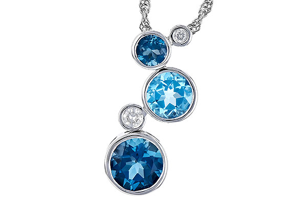 L300-61349: NECK 2.30 BLUE TOPAZ 2.40 TGW