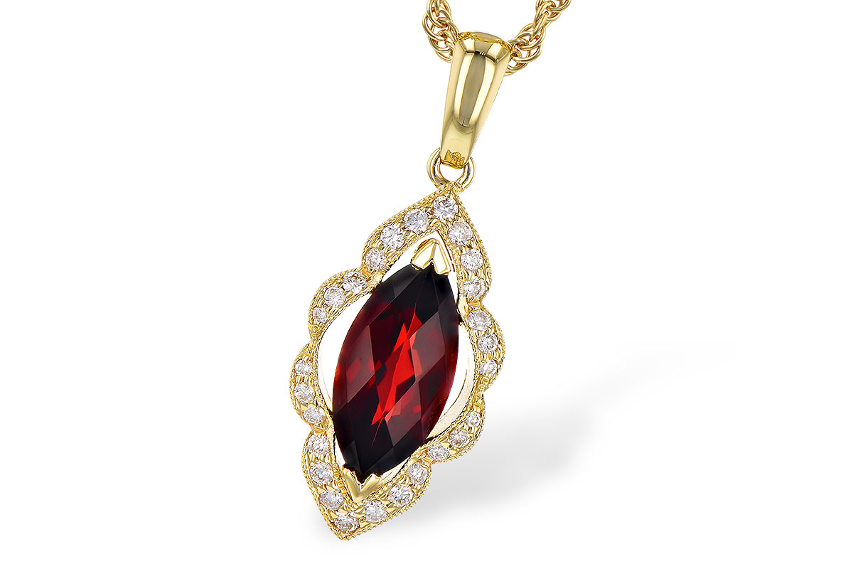 L300-62194: NECK 1.25 GARNET 1.36 TGW