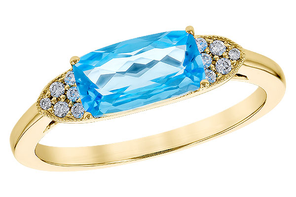 L301-45821: LDS RG 1.44 BLUE TOPAZ 1.52 TGW