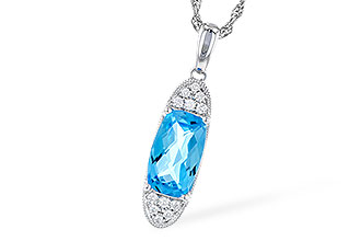 L301-45849: NECK 2.02 BLUE TOPAZ 2.12 TGW