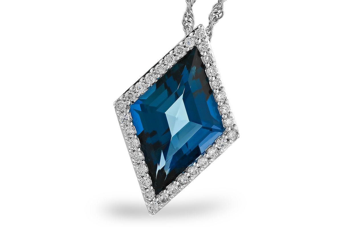 L301-52249: NECK 3.04 LONDON BLUE TOPAZ 3.20 TGW