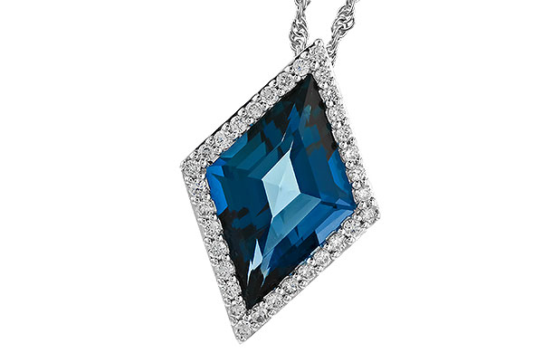 L301-52249: NECK 3.04 LONDON BLUE TOPAZ 3.20 TGW