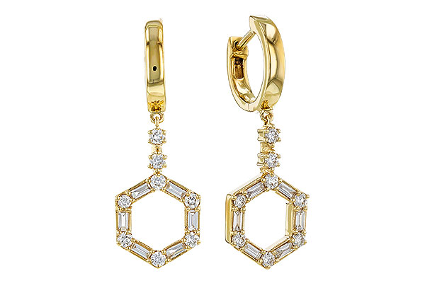 L302-37658: EARRINGS .23 BAG .60 TW