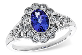 L302-37694: LDS RG .80 TANZANITE 1.20 TGW (7x5MM OV)