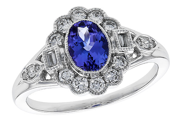 L302-37694: LDS RG .80 TANZANITE 1.20 TGW (7x5MM OV)