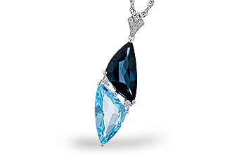 L302-38594: NECK 6.87 BLUE TOPAZ 6.97 TGW