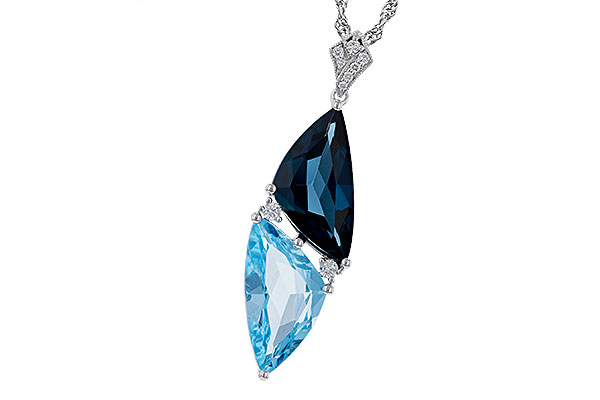 L302-38594: NECK 6.87 BLUE TOPAZ 6.97 TGW