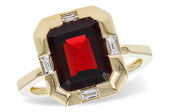 L302-40421: LDS RG 3.65 GARNET 3.82 TGW (10x8MM GAR)