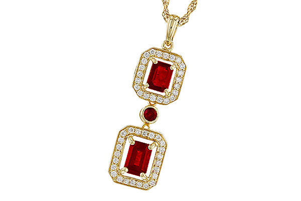 L302-40449: NECK 1.22 TW RUBY 1.43 TGW