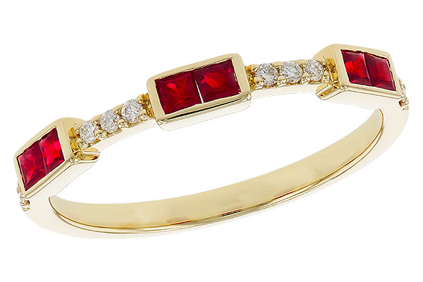 L302-41276: LDS WED RG .34 RUBY .41 TGW