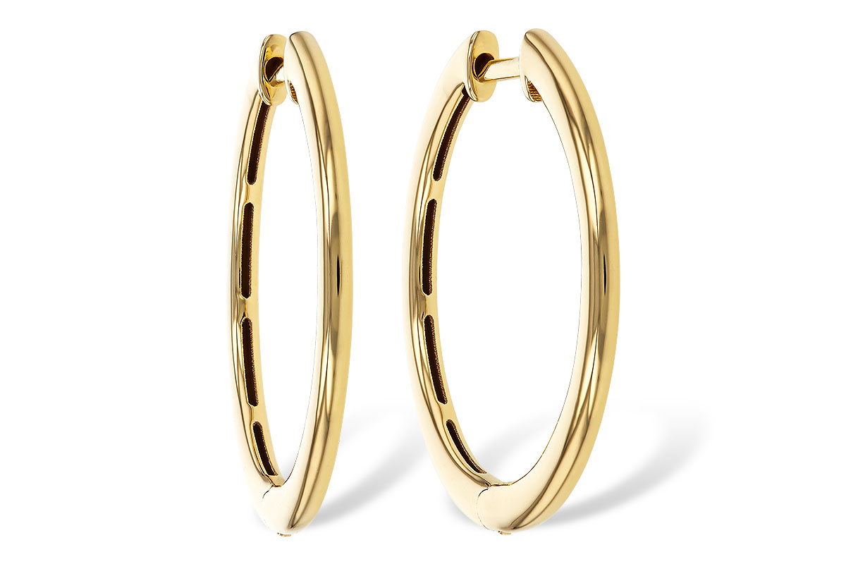 L302-44021: GOLD EARRINGS (24MM)