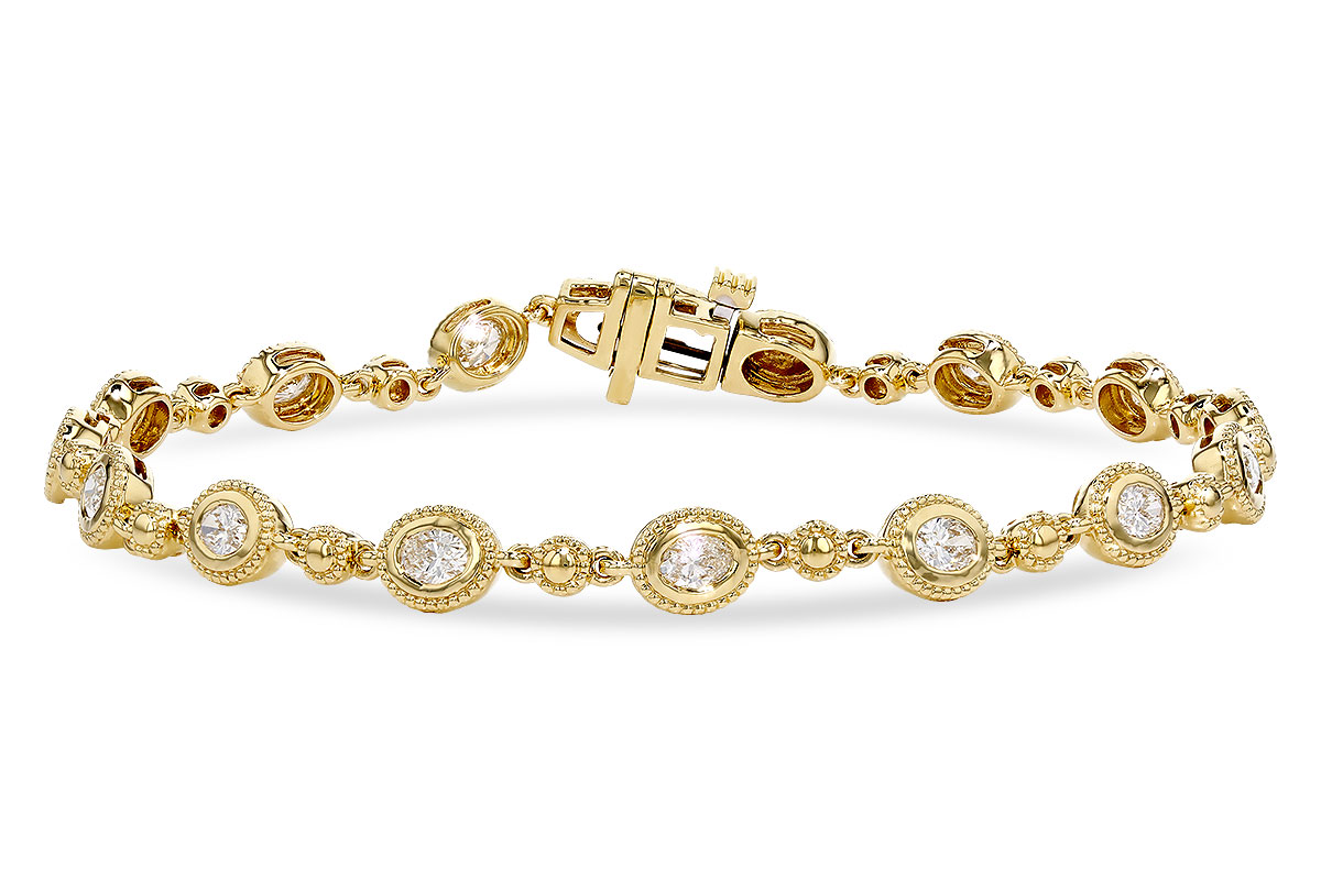 L302-44076: BRACELET 1.25 TW OVAL DIAS (7")