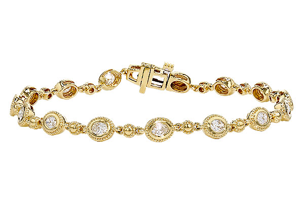 L302-44076: BRACELET 1.25 TW OVAL DIAS (7")