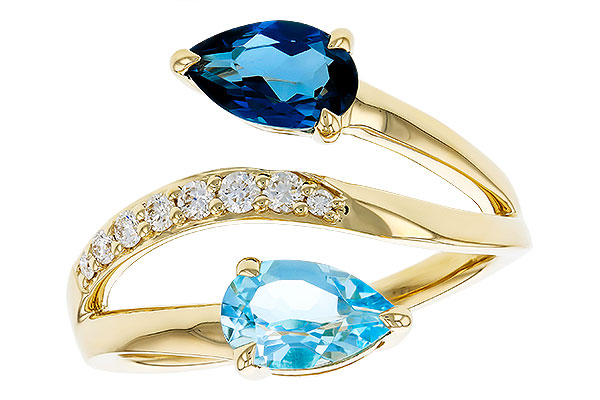 L303-27667: LDS RG 3.56 TW BLUE TOPAZ 3.70 TGW (8x5MM BT)