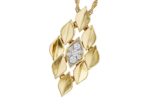 L303-27694: NECKLACE .15 TW