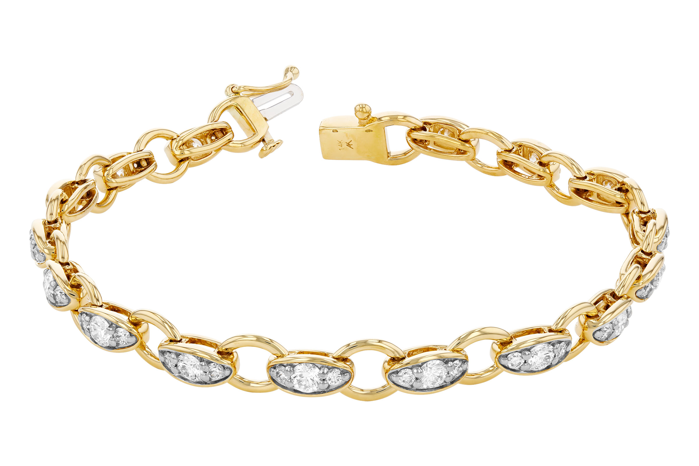 L303-28621: BRACELET 2.20 TW (7")