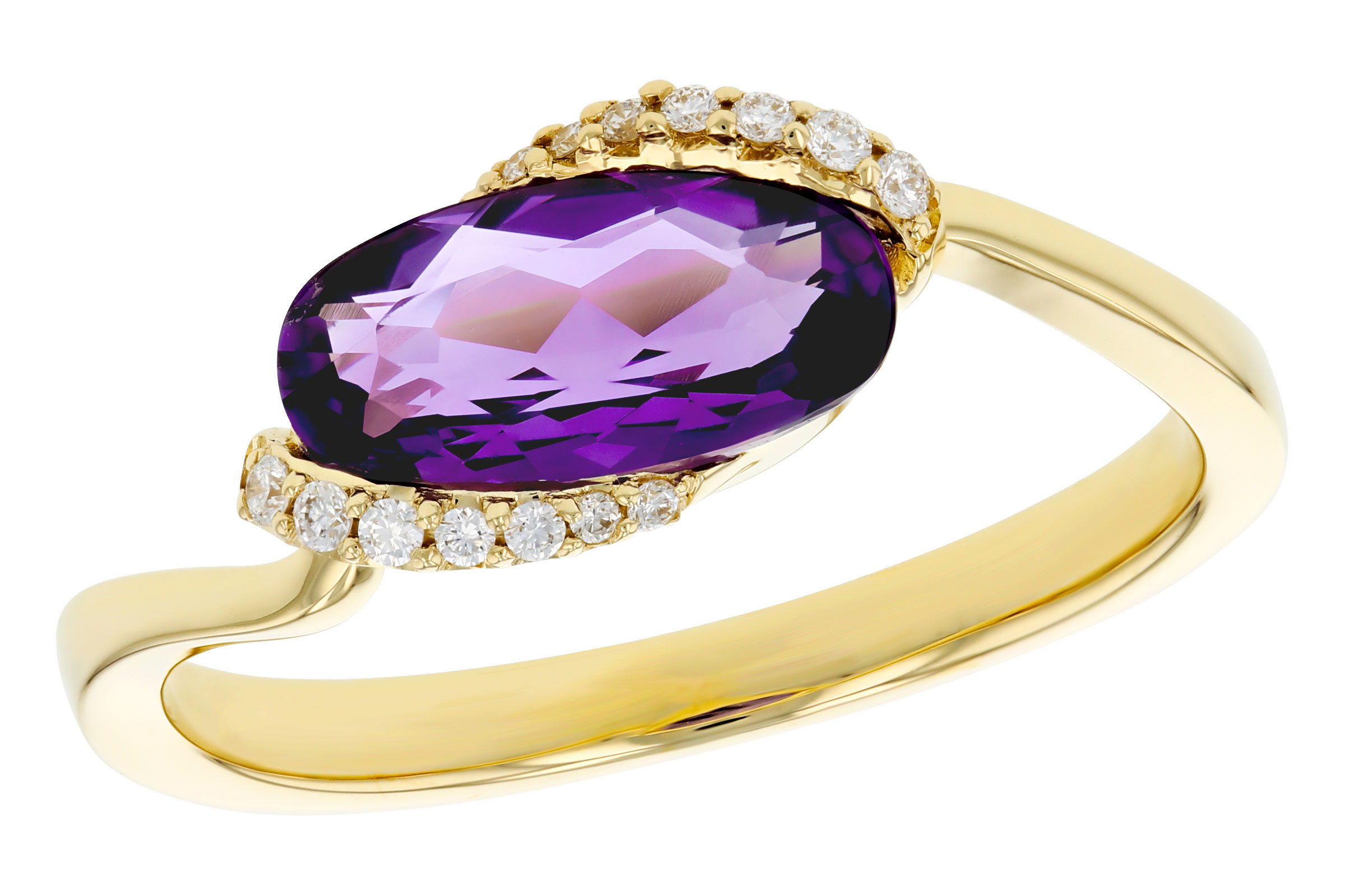 L303-29503: LDS RG 1.07 TW AMETHYST 1.13 TGW (10x5MM AMY)