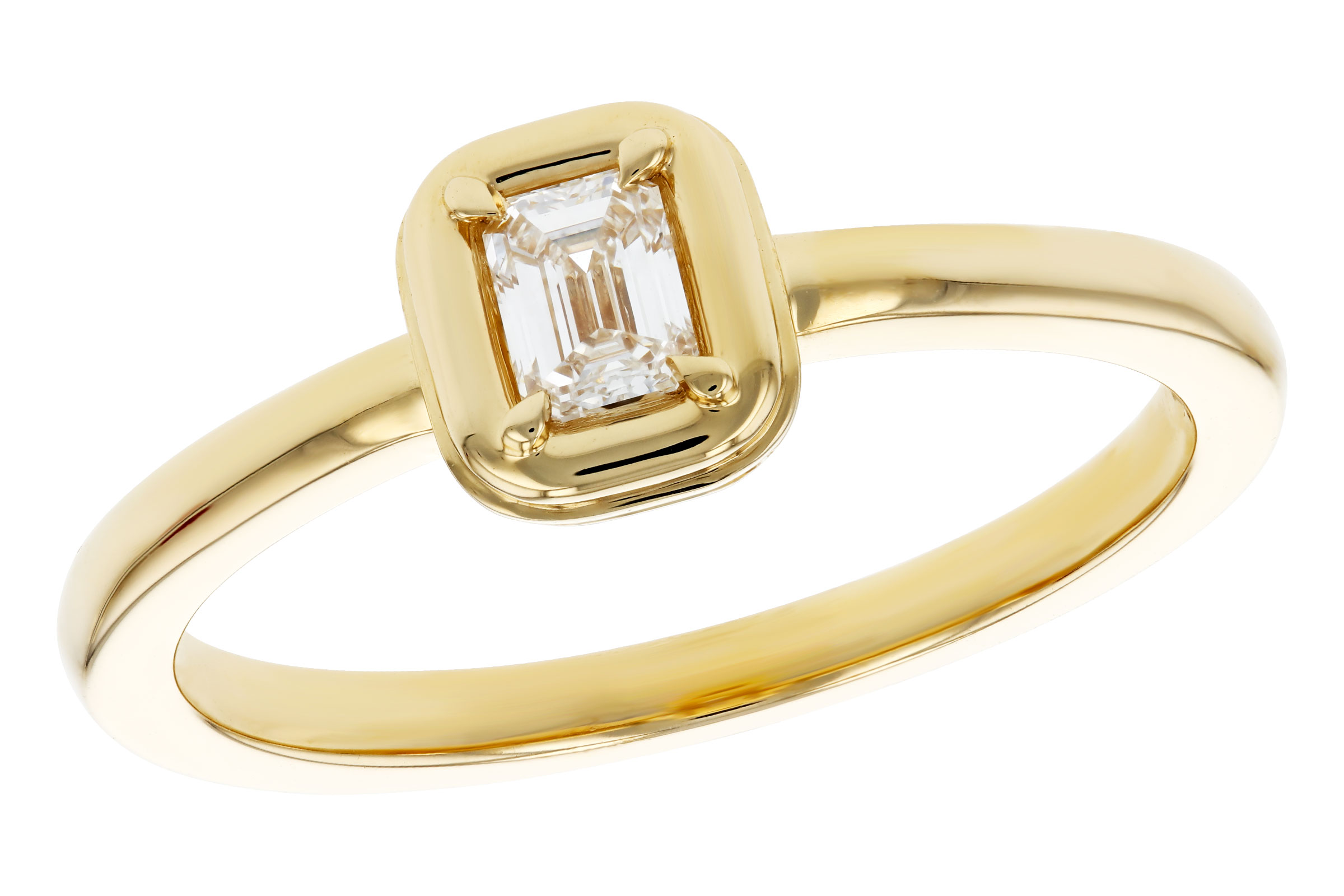 L303-29540: LDS DIA RG .24 EMERALD CUT DIA