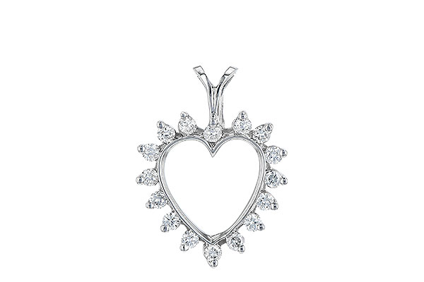 M034-21349: HEART PENDANT .23 TW