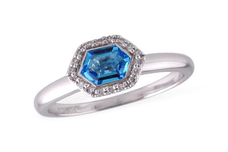 M215-09476: LDS RG .48 BLUE TOPAZ .55 TGW