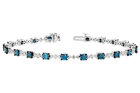 M216-05849: BRACELET 3.00 BLUE DIA 4.05 TW