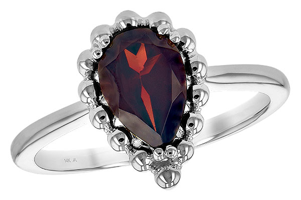 M216-94985: LDS GARNET RING 1.38 CT