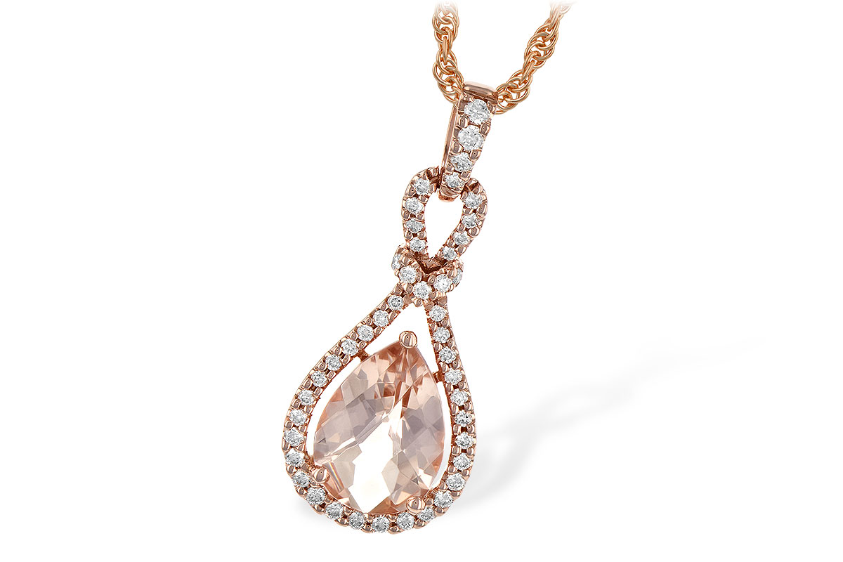 M217-82212: NECK 1.54 MORGANITE 1.75 TGW