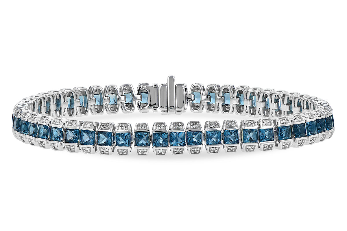 M217-82267: BRACELET 8.58 LONDON BLUE TOPAZ 9.03 TGW