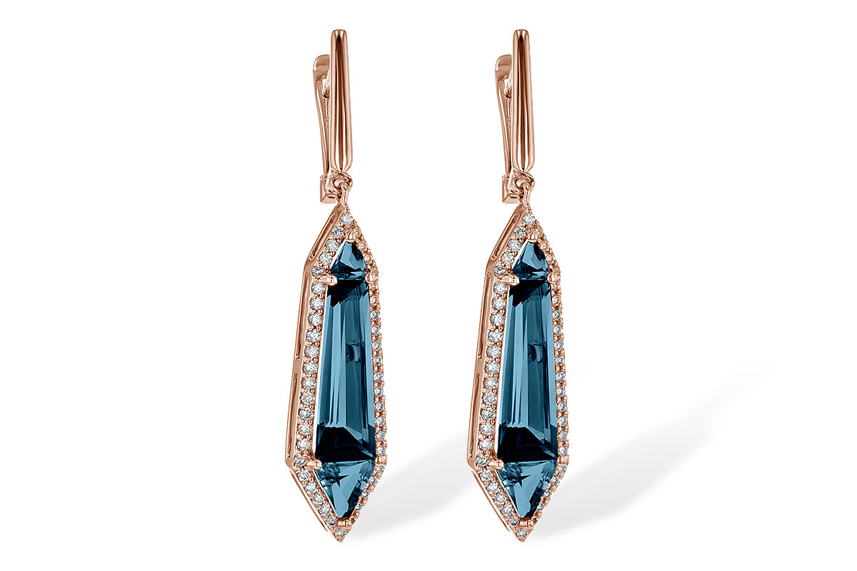 M217-84921: EARR 5.25 LONDON BLUE TOPAZ 5.67 TGW