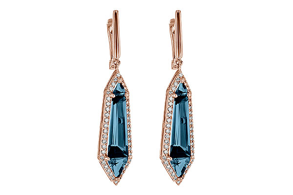 M217-84921: EARR 5.25 LONDON BLUE TOPAZ 5.67 TGW